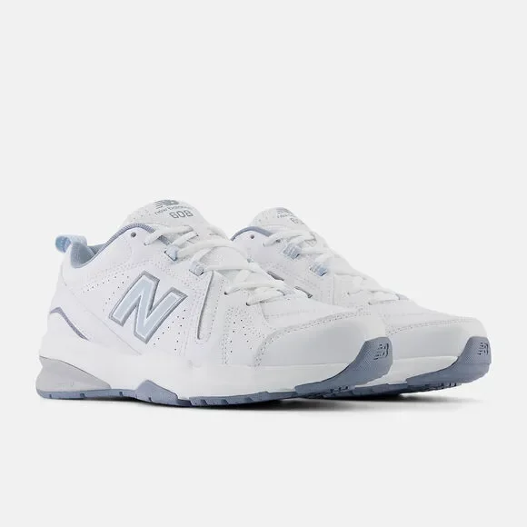 New Balance WX608V5 WX608WB5 Sneaker Women 10 White Leather Training Shoes ZZ348 - Picture 10 of 10